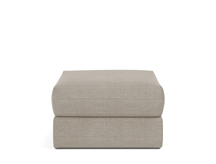 Taburet otoman cu depozitare Cornila 75x75cm, tesatura la alegere