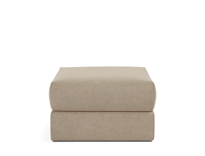 Taburet otoman cu depozitare Cornila 75x75cm, tesatura la alegere