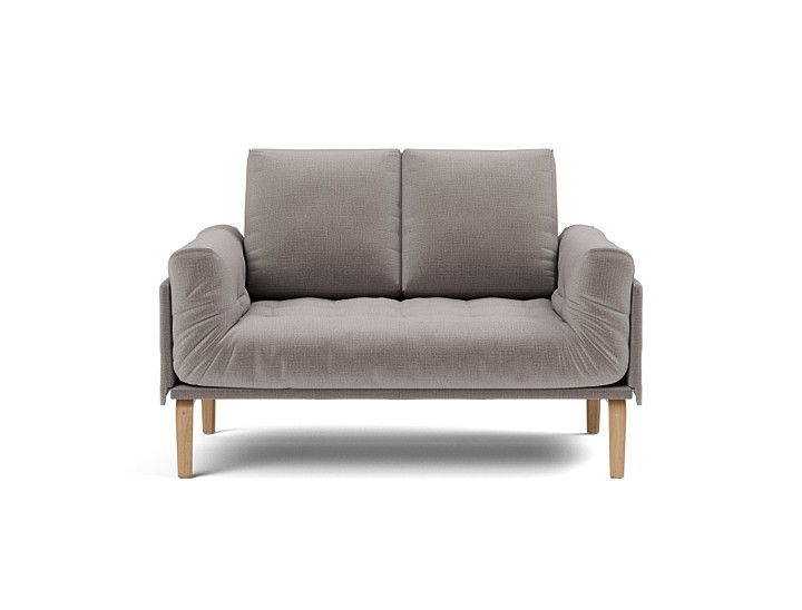 Canapea pat Rollo Bow, saltea cu arcuri impachetate 80x200 cm, tesatura la alegere