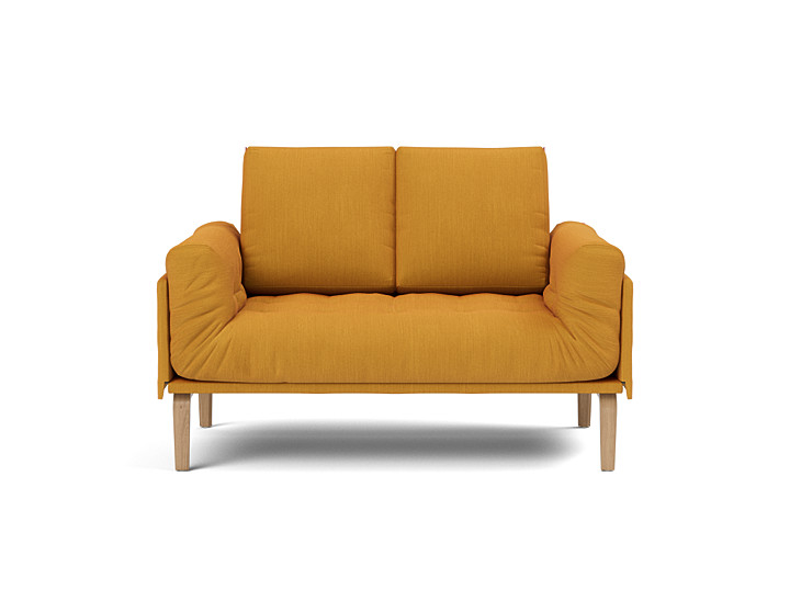 Canapea pat Rollo Bow Classic Elegance Burned Curry 80x200 cm