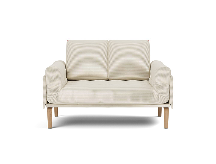 Canapea pat Rollo Bow, saltea cu arcuri impachetate 80x200 cm, tesatura la alegere