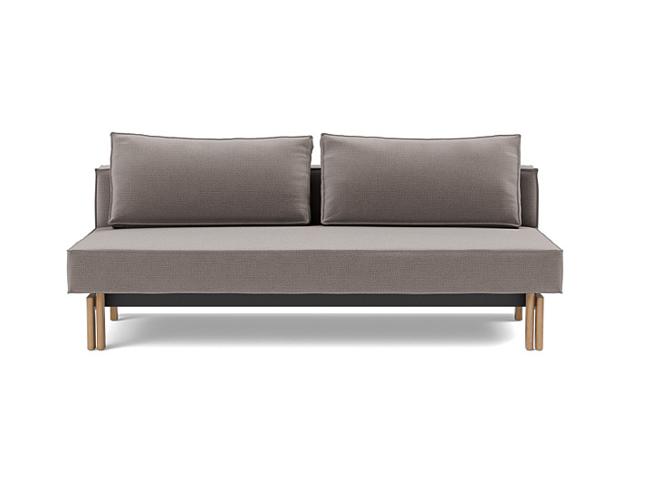 Canapea extensibila Sly Wood 140x200 cm, tesatura la alegere