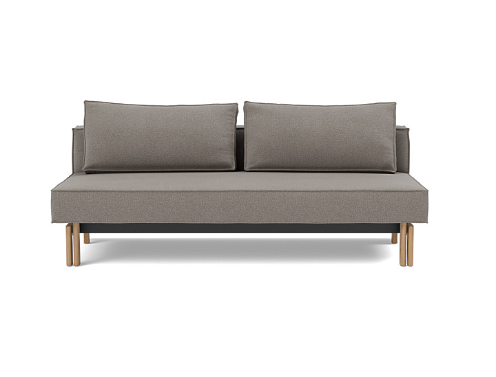 Canapea extensibila Sly Wood 140x200 cm, tesatura la alegere