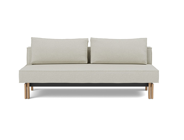 Canapea extensibila Sly Wood Mixed Dance Natural 140x200 cm