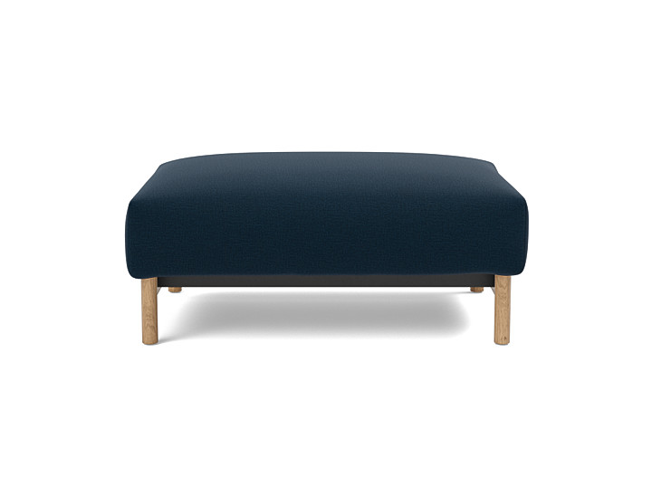 Taburet otoman Malloy Wood 75x100 cm, tesatura la alegere