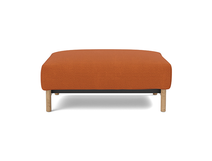 Taburet otoman Malloy Wood 75x100 cm, tesatura la alegere