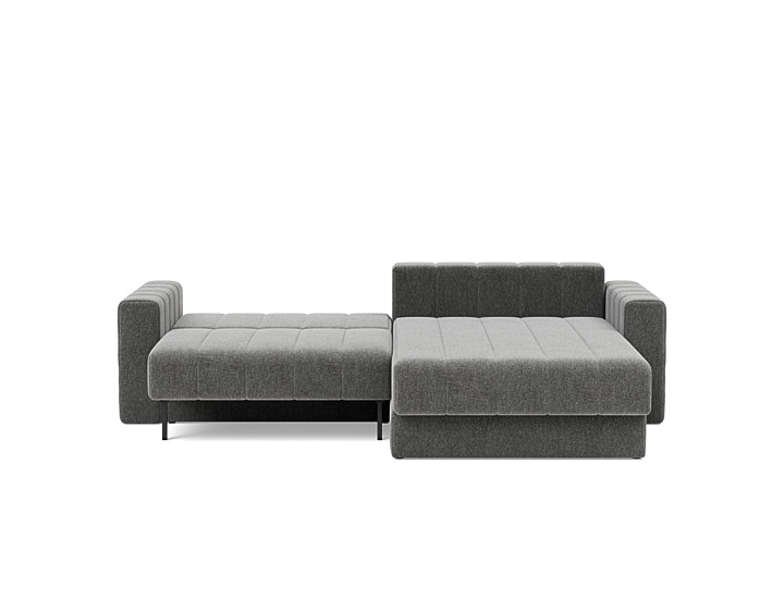 Canapea extensibila cu sezlong si brate, Akello, 187x200 cm, tesatura la alegere