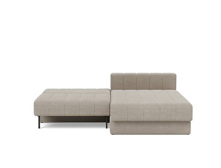 Canapea extensibila cu sezlong, Akello, 187x200 cm, tesatura la alegere