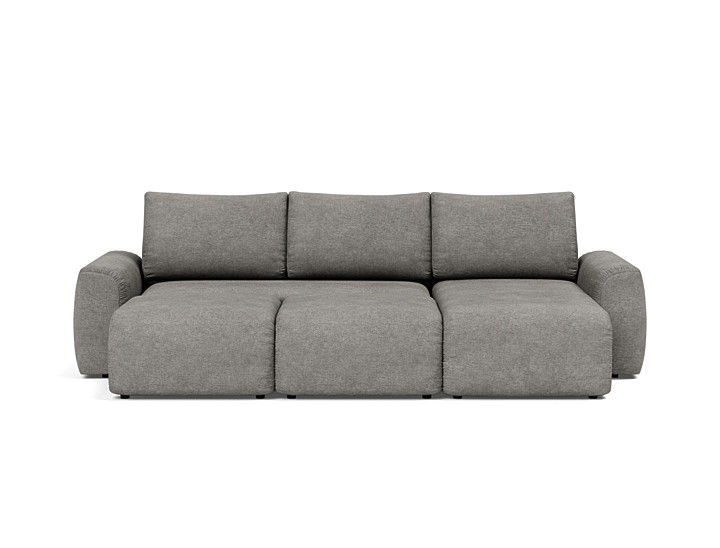 Canapea extensibila cu sezlong Norum cu brate masive 145x240cm, tesatura la alegere
