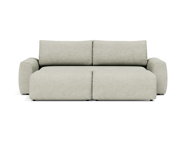 Canapea extensibila Norum cu brate masive 145x200cm, tesatura la alegere