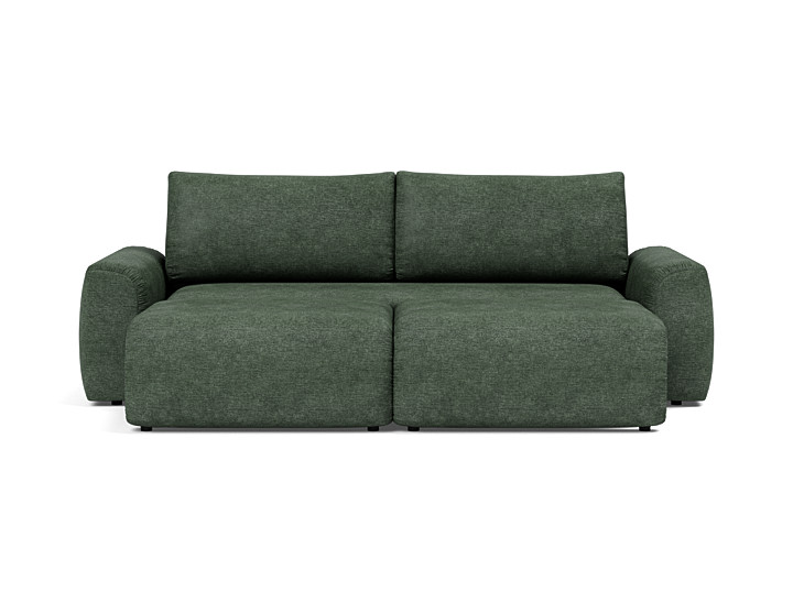 Canapea extensibila Norum cu brate masive 145x200cm, tesatura la alegere