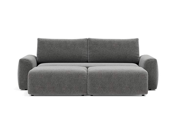Canapea extensibila Norum cu brate masive 145x200cm, tesatura la alegere