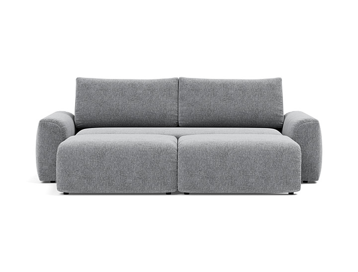 Canapea extensibila Norum cu brate masive 145x200cm, tesatura la alegere
