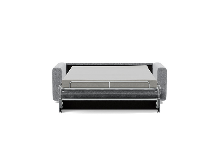 Canapea extensibila Killian Twist Granite, saltea Spring Mattress 160x195 cm