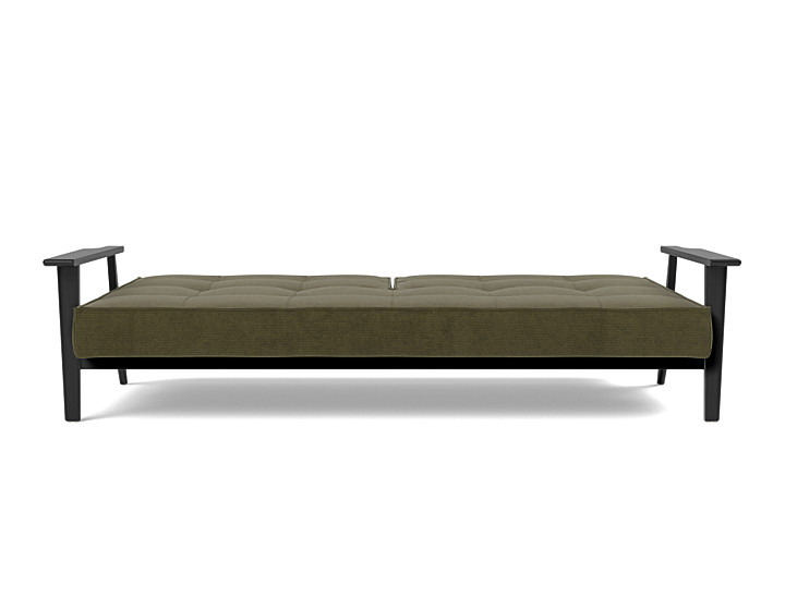 Canapea extensibila Splitback Frej Oak 115x210cm, tesatura la alegere