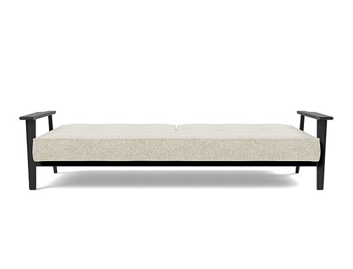 Canapea extensibila Splitback Frej Oak 115x210cm, tesatura la alegere