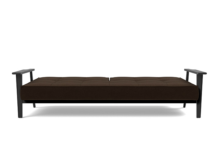 Canapea extensibila Splitback Frej Oak 115x210cm, tesatura la alegere
