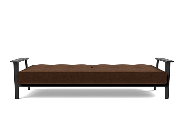 Canapea extensibila Splitback Frej Oak 115x210cm, tesatura la alegere