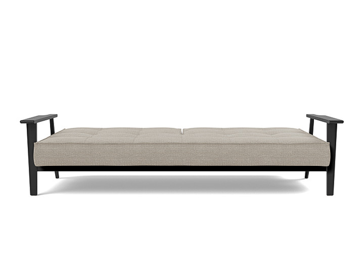 Canapea extensibila Splitback Frej Oak 115x210cm, tesatura la alegere