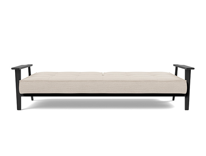 Canapea extensibila Splitback Frej Oak 115x210cm, tesatura la alegere
