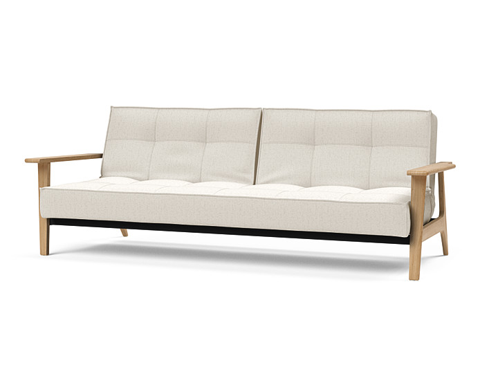 Splitback Frej Sofa Bed Oak By Innovation Living