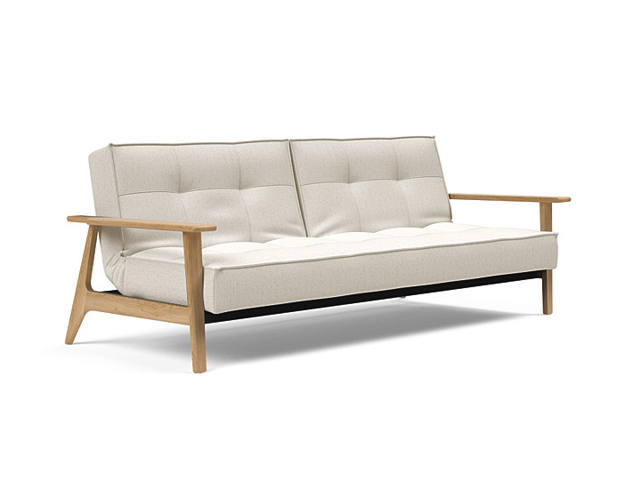 Splitback Frej Sofa Bed Oak By Innovation Living