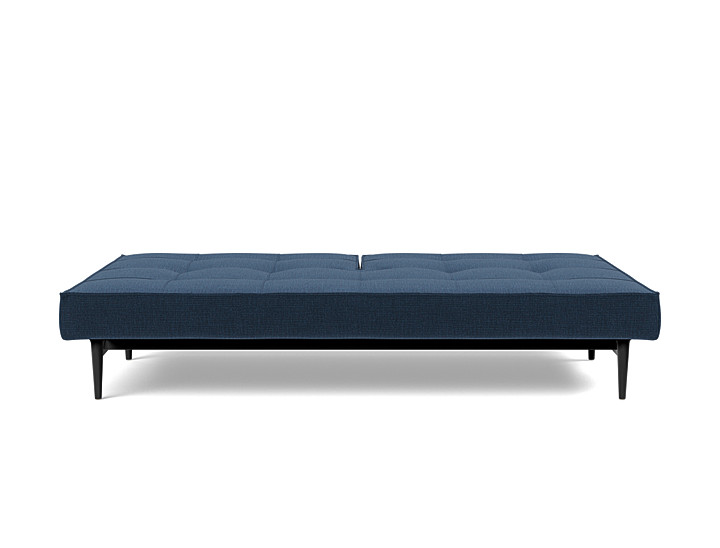 Canapea extensibila Splitback Styletto Dark Wood 115x210cm, tesatura la alegere