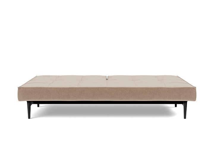 Canapea extensibila Splitback Styletto Dark Wood 115x210cm, tesatura la alegere