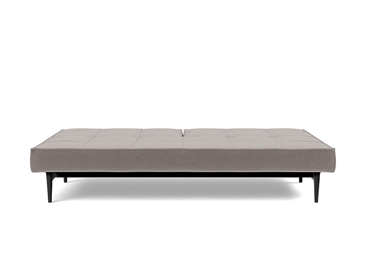 Canapea extensibila Splitback Styletto Dark Wood 115x210cm, tesatura la alegere