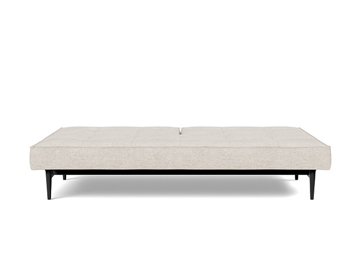 Canapea extensibila Splitback Styletto Black Wood 115x210cm, tesatura la alegere