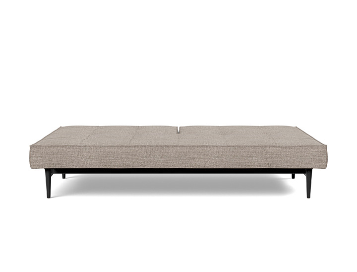 Canapea extensibila Splitback Styletto Dark Wood 115x210cm, tesatura la alegere