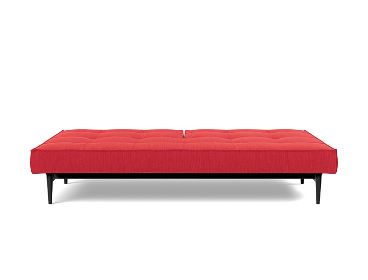 Canapea extensibila Splitback Styletto / lemn natur 115x210cm, tesatura la alegere