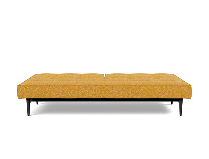 Canapea extensibila Splitback Styletto Dark Wood 115x210cm, tesatura la alegere