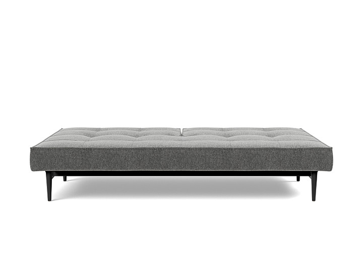 Canapea extensibila Splitback Styletto / lemn natur 115x210cm, tesatura la alegere