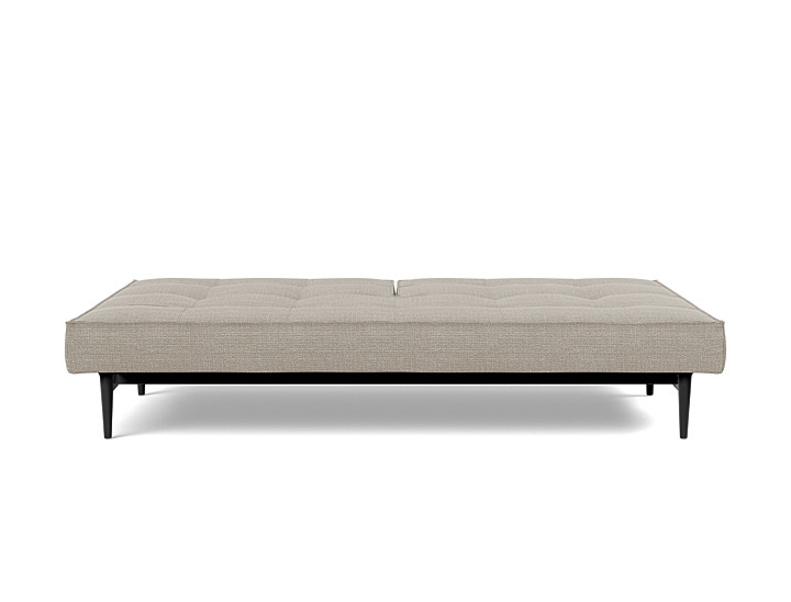 Canapea extensibila Splitback Styletto / lemn natur 115x210cm, tesatura la alegere
