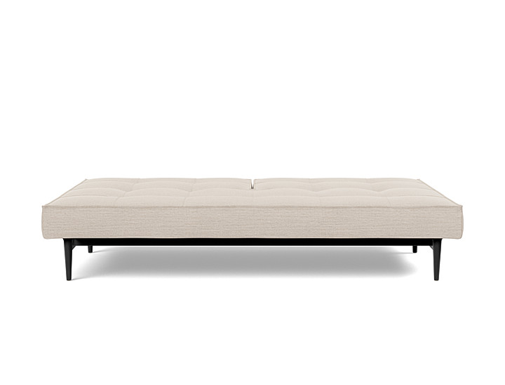 Canapea extensibila Splitback Styletto Dark Wood 115x210cm, tesatura la alegere