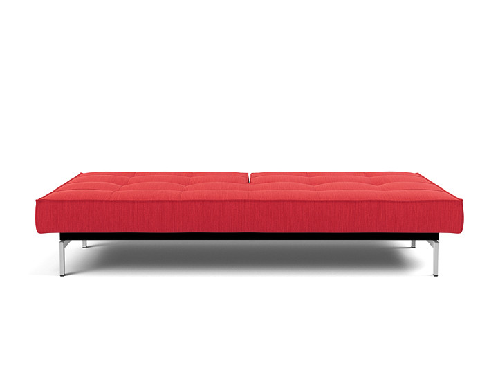 Canapea extensibila Splitback Chrome 115x210cm, tesatura la alegere