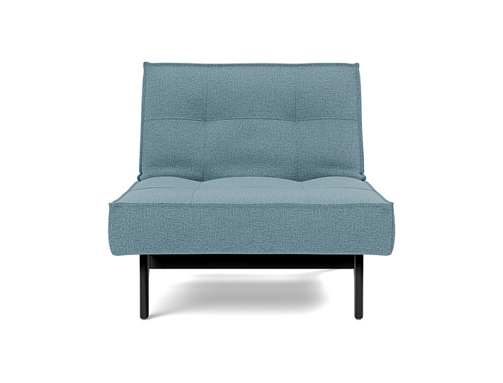 Fotoliu recliner Splitback Eik Oak Mixed Dance Light Blue 115x90cm