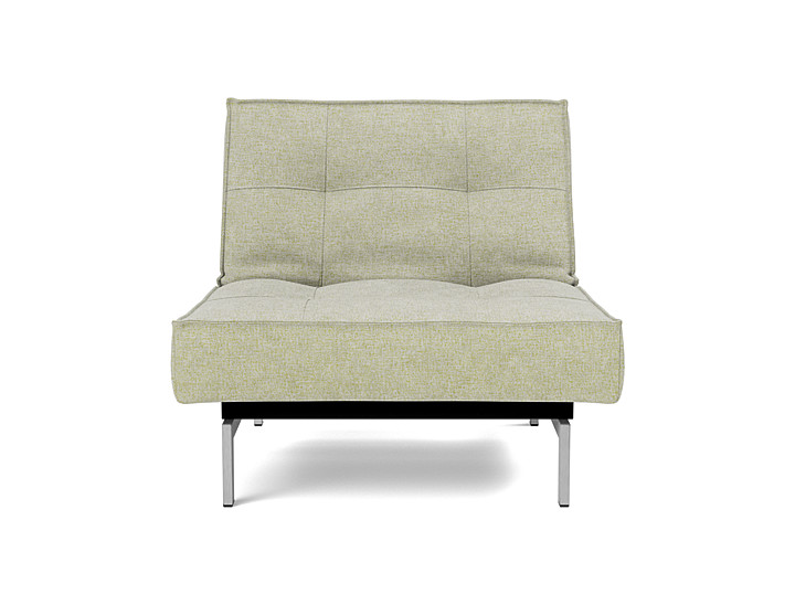 Fotoliu recliner Splitback Chrome 115x90cm, tesatura la alegere