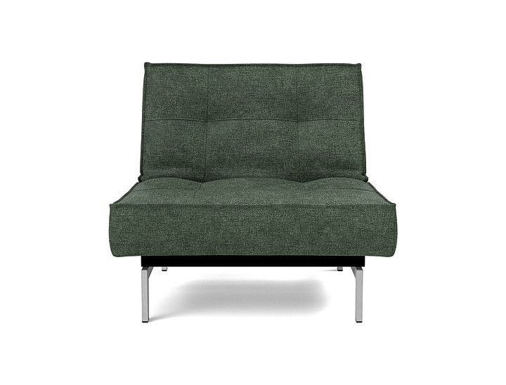 Fotoliu recliner Splitback Chrome 115x90cm, tesatura la alegere