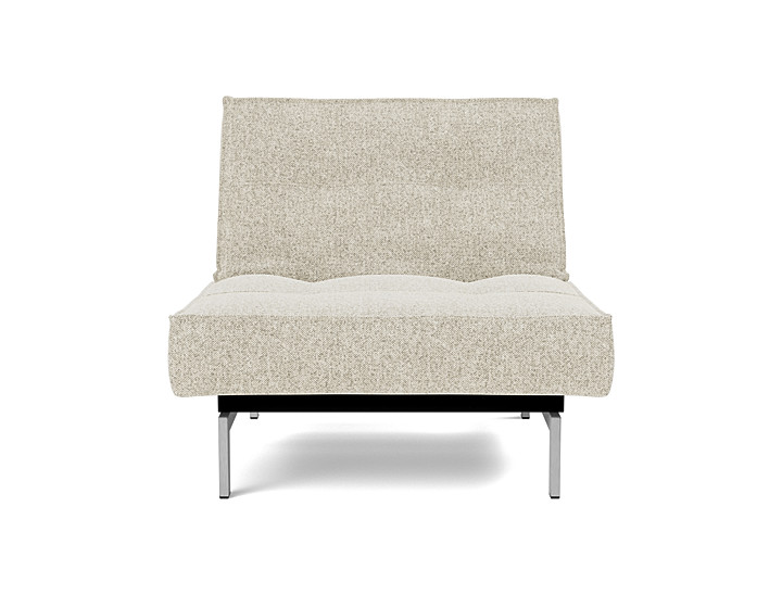 Fotoliu recliner Splitback Chrome 115x90cm, tesatura la alegere