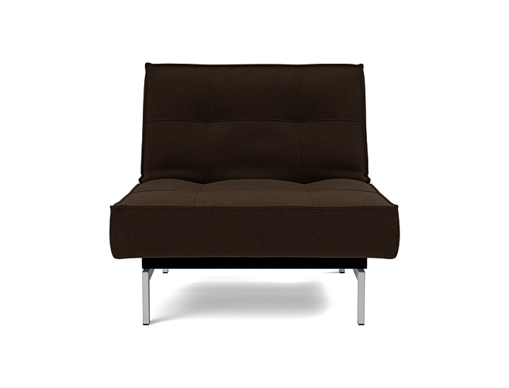 Fotoliu recliner Splitback Chrome 115x90cm, tesatura la alegere