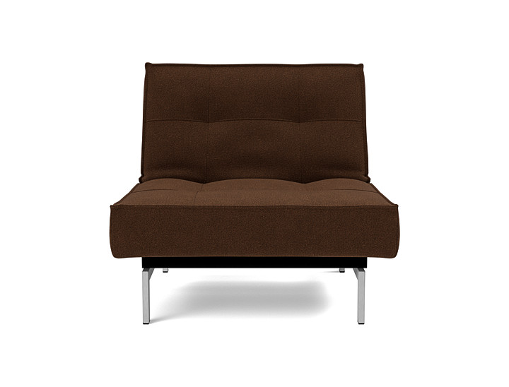 Fotoliu recliner Splitback Chrome 115x90cm, tesatura la alegere