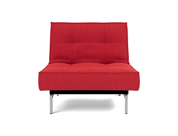 Fotoliu recliner Splitback Chrome 115x90cm, tesatura la alegere