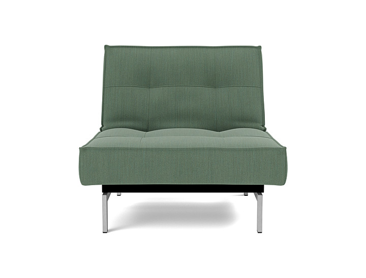 Fotoliu recliner Splitback Chrome 115x90cm, tesatura la alegere