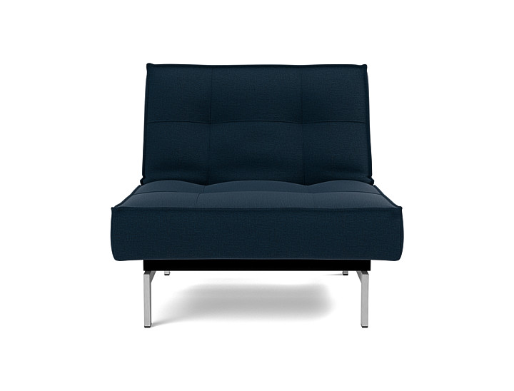 Fotoliu recliner Splitback Chrome 115x90cm, tesatura la alegere