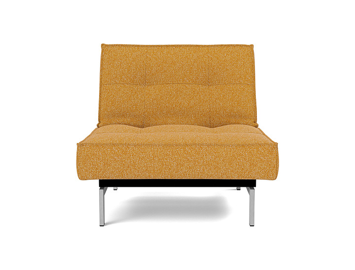 Fotoliu recliner Splitback Chrome 115x90cm, tesatura la alegere