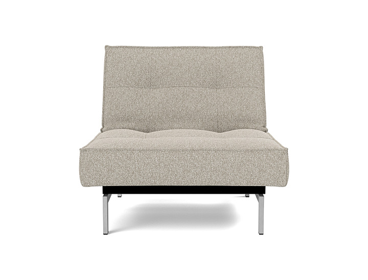 Fotoliu recliner Splitback Chrome 115x90cm, tesatura la alegere