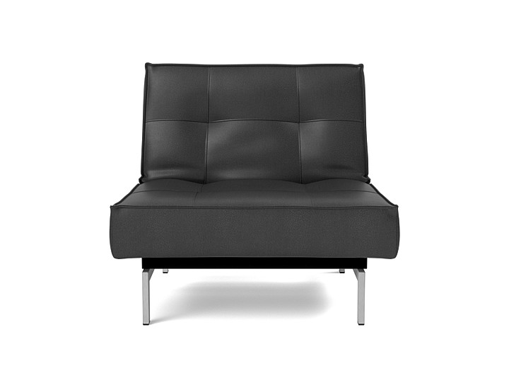 Fotoliu recliner Splitback Chrome 115x90cm, tesatura la alegere