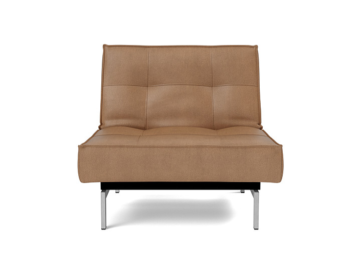 Fotoliu recliner Splitback Chrome 115x90cm, tesatura la alegere